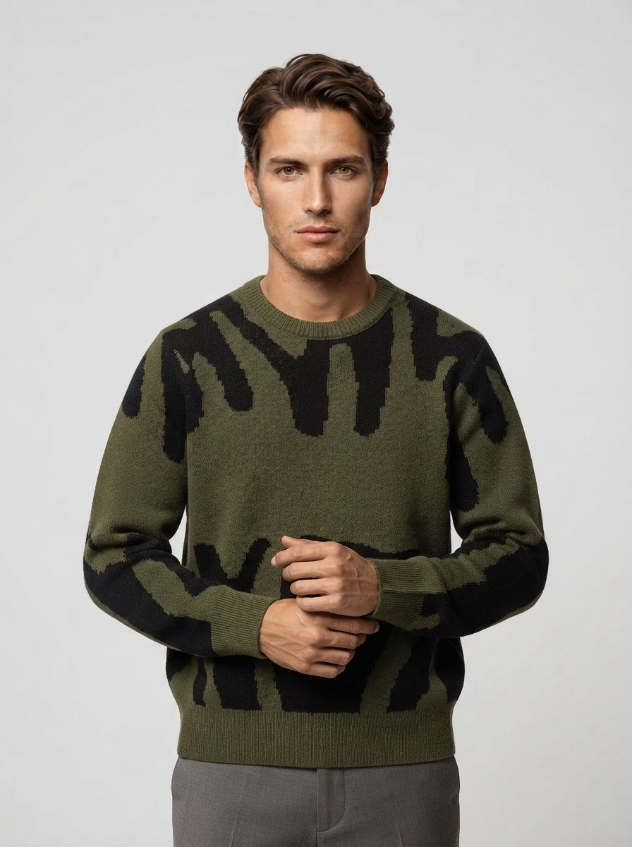 The Ferrara Knit — Olive