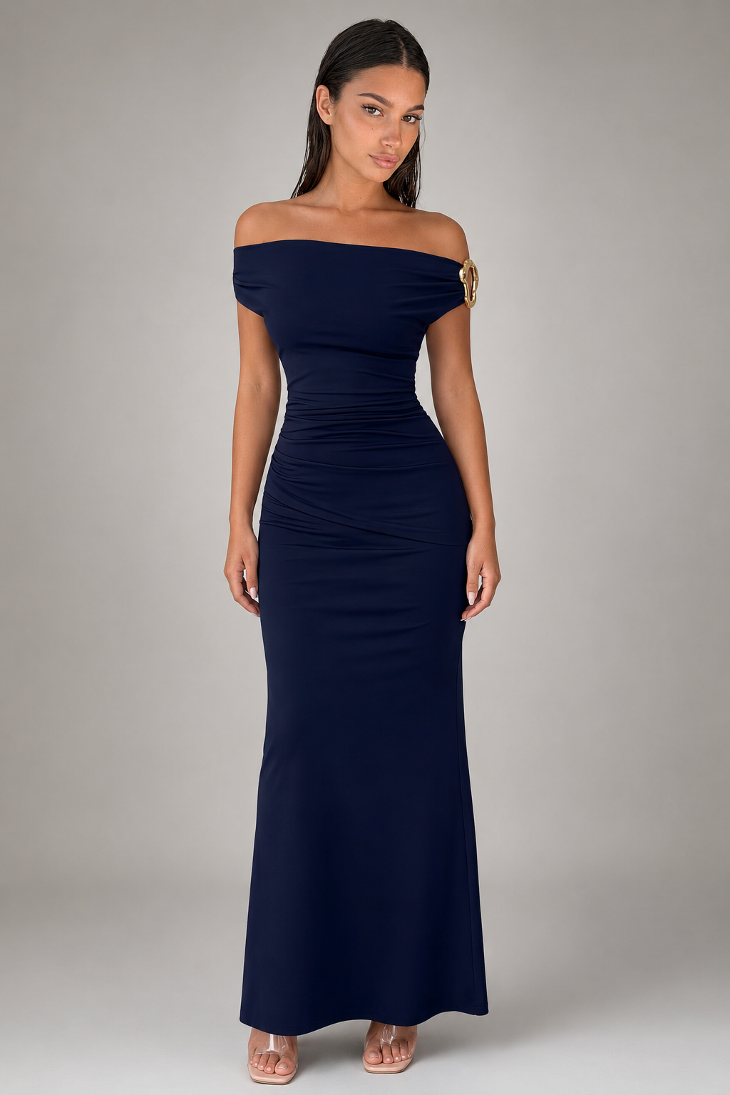 The Gardone Dress — Navy
