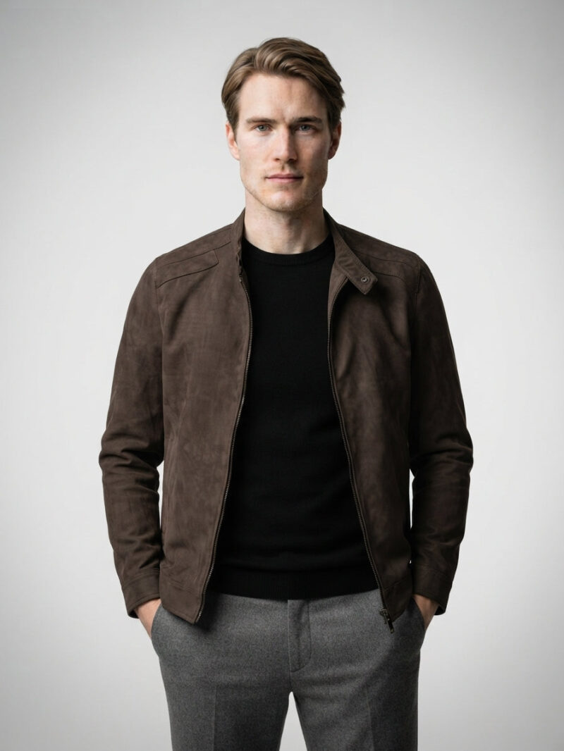 The Lecco Zip Jacket — Brown