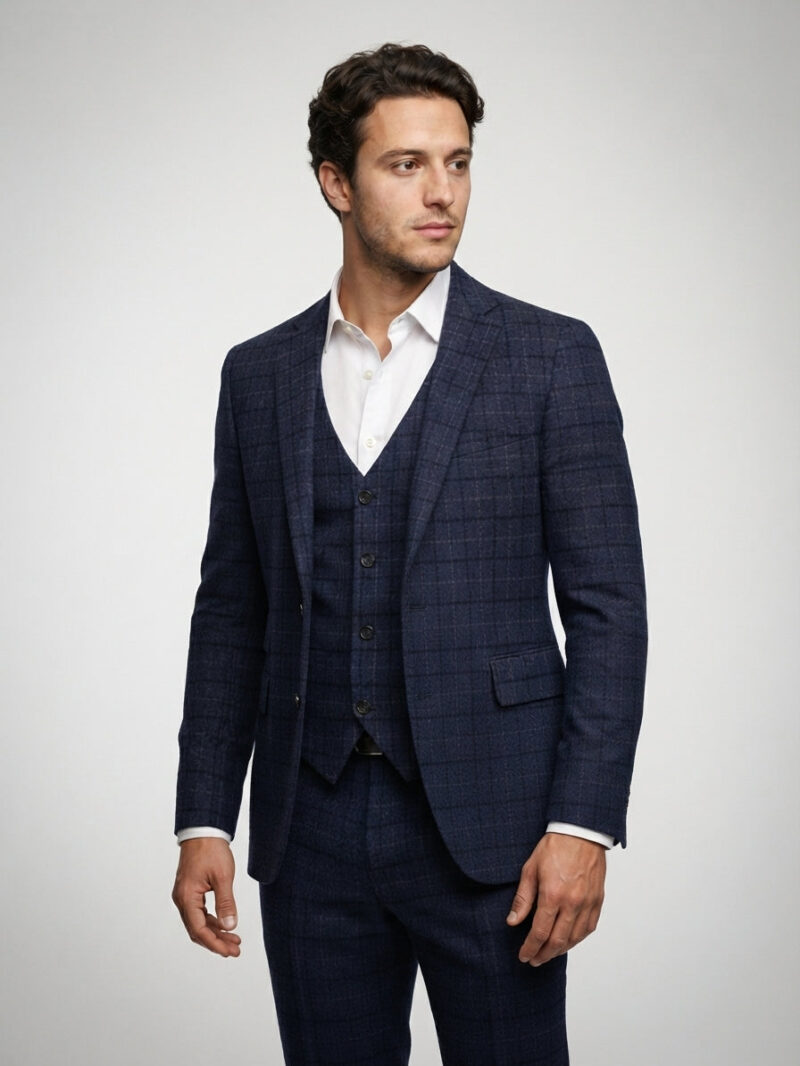 The Mantova Three-Piece — Navy