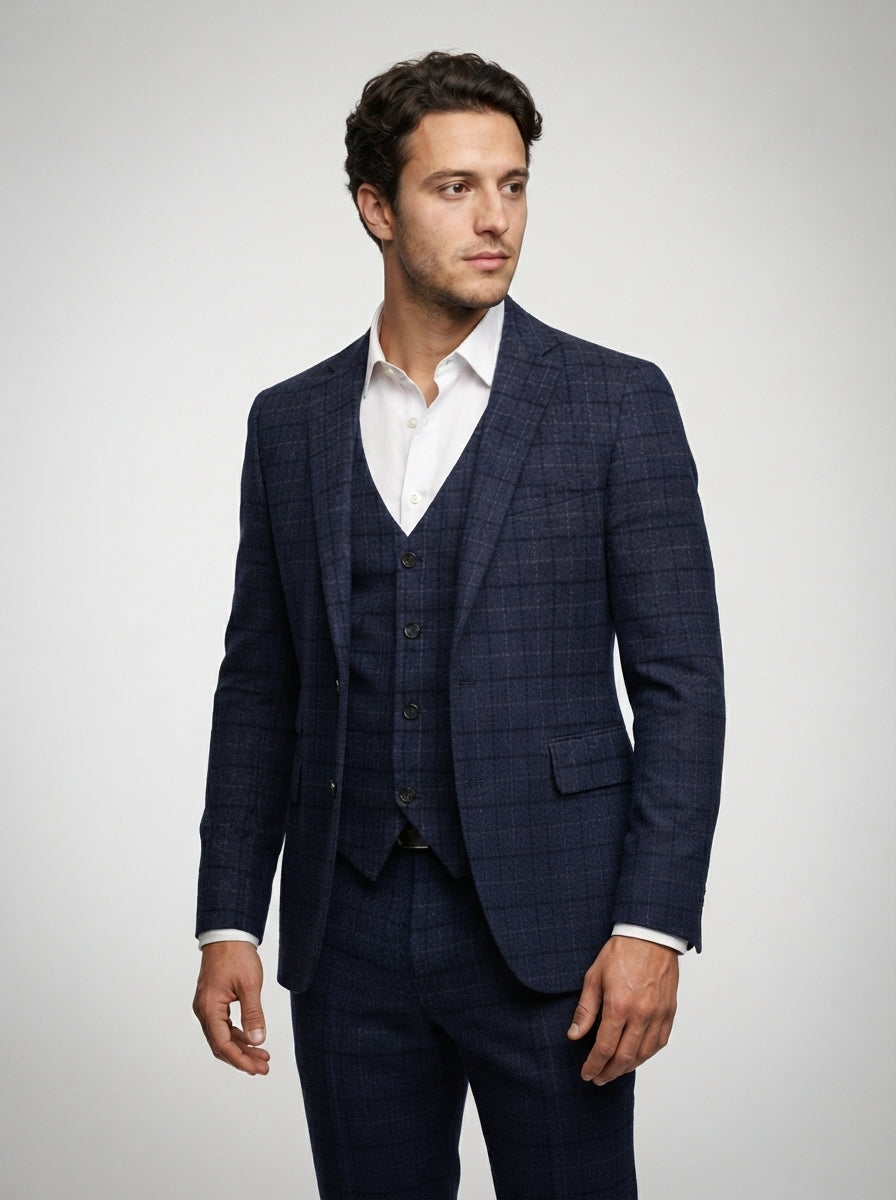 The Mantova Three-Piece — Navy