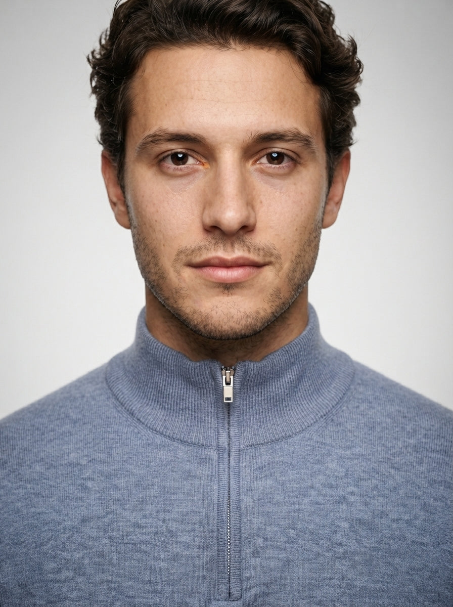 The Merano Zip Neck