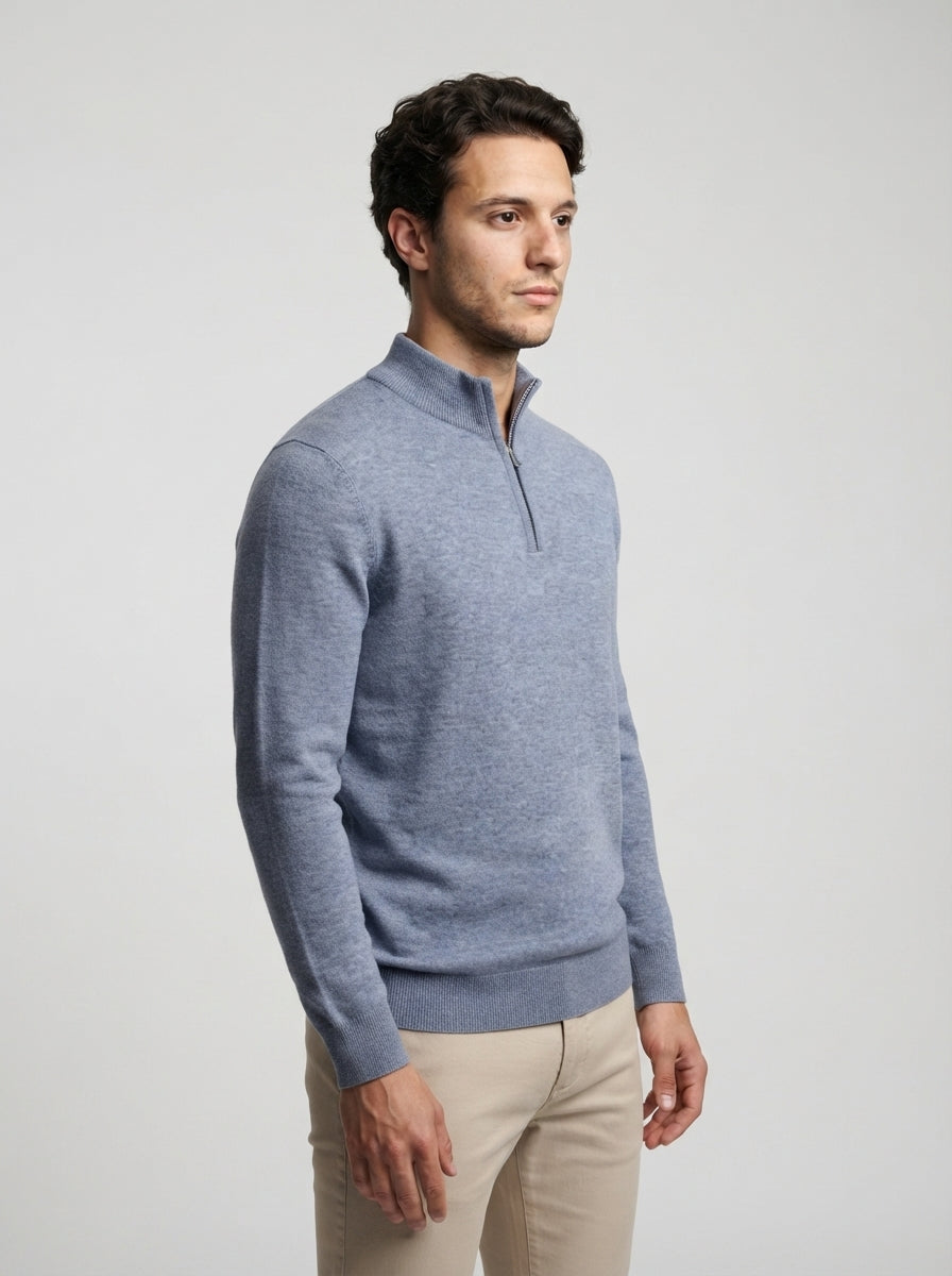 The Merano Zip Neck