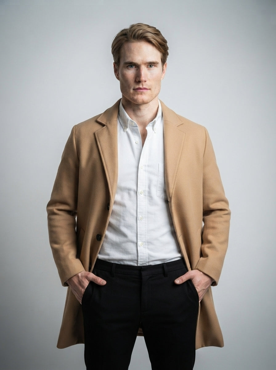 The Padova Tailored Coat — Khaki