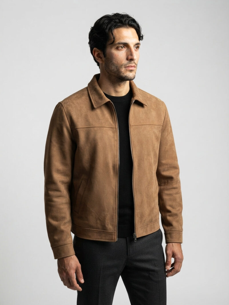 The Stresa Zip Jacket — Tan