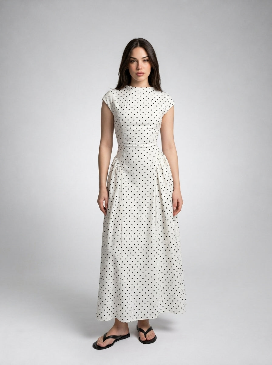 The Taormina Maxi Dress — Cream